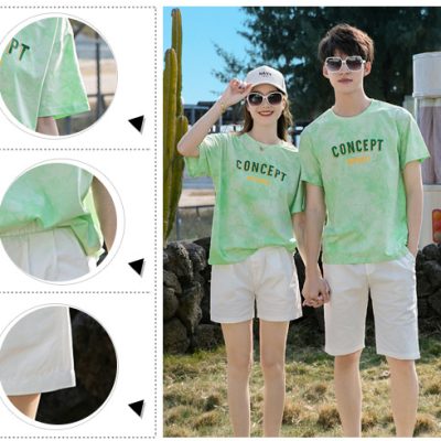 Áo Đôi Gia Đình Vải Thun Cotton NAD421: Co Giãn Êm Ái, Mát Mẻ Mùa Hè