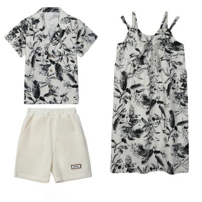 Áo Sơ Mi Gia Đình Mùa Hè NAD400: Vải Lụa Mịn Mát, Gắn Kết Yêu Thương