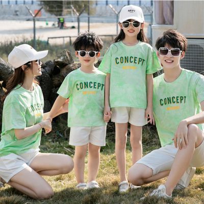 Áo Đôi Gia Đình Vải Thun Cotton NAD421: Co Giãn Êm Ái, Mát Mẻ Mùa Hè