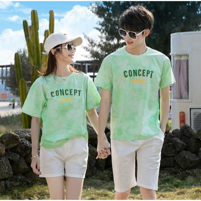 Áo Đôi Gia Đình Vải Thun Cotton NAD421: Co Giãn Êm Ái, Mát Mẻ Mùa Hè