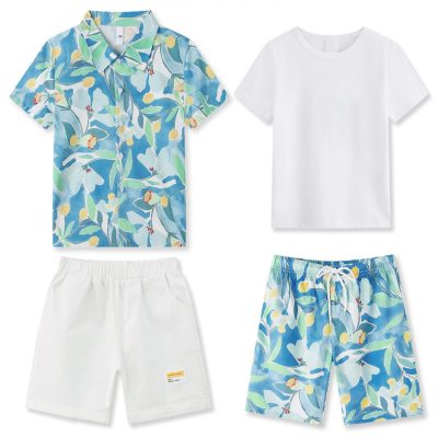 Áo Sơ Mi Gia Đình Đi Biển Mùa Hè NAD363: Chất Liệu Lụa Mềm Mịn, Thoáng Khí Hoàn Hảo