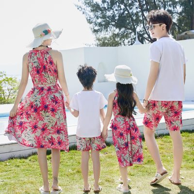 Áo Váy Gia Đình Đi Biển Mùa Hè NAD375: Mịn Mát, Thoáng Khí, Gắn Kết Yêu Thương