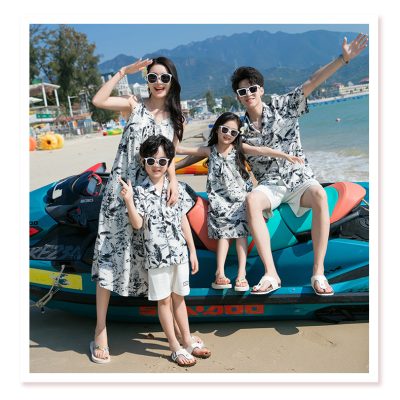 Áo Sơ Mi Gia Đình Mùa Hè NAD400: Vải Lụa Mịn Mát, Gắn Kết Yêu Thương