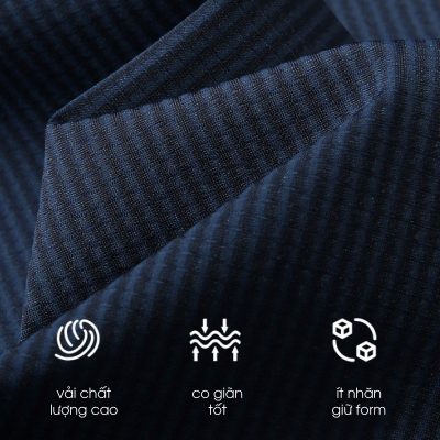 Áo Thun Gân Thể Thao Lạnh Mát Đủ Size Từ M-9XL Navy BS3236-Đỏ
