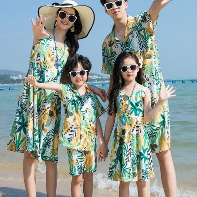 Áo Sơ Mi Gia Đình Mềm Mại NAD399: Lụa Mát, Co Giãn, Gắn Kết Yêu Thương