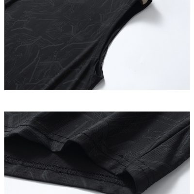 Quần Áo Nam Size Lớn Từ 4XL-12XL Áo Bóng Rổ Nam Thoáng Khí Cho Người Béo Vải Thun Thể Thao Mỏng Mát Thương Hiệu Navy BS3261 – Màu Trắng