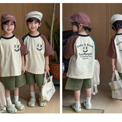 Quần Áo Gia Đình Raglan Vải Cotton NAD351: Mịn Mát Thoáng Khí, Form Oversize Giãn Nhẹ, Gắn Kết Yêu Thương