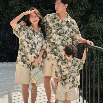 Đồng Phục Gia Đình Sơ Mi NAD356: Chất Vải Mát Mẻ, Nhẹ Tênh Thoáng Khí – Lý Tưởng Cho Hè Năng Động