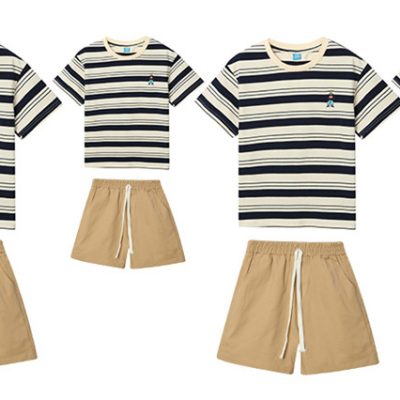 Áo Cặp Gia Đình Kiểu Oversize NAD348: Vải Cotton 100% Co Giãn, Mịn Mát Chuẩn Gu Hiện Đại