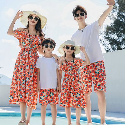 Áo Sơ Mi Gia Đình Mùa Hè NAD370: Vải Lụa Nhẹ, Mát, Co Giãn Vận Động