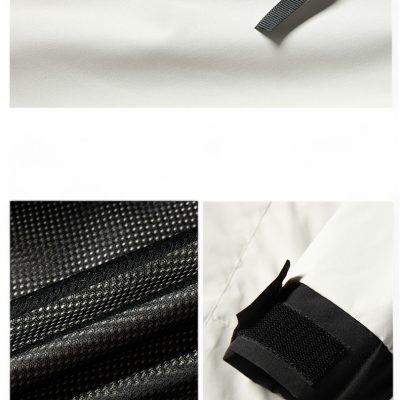 Áo Khoác Chống Gió Chống Thấm Navy BS3264 – Mũ Tháo Rời, Thoáng Khí, 2 Kiểu Mặc-Đen