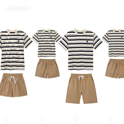 Áo Đôi Gia Đình Vải Cotton 100% NAD320: Êm Ái, Dịu Nhẹ – Lựa Chọn Lý Tưởng Cho Bé Yêu