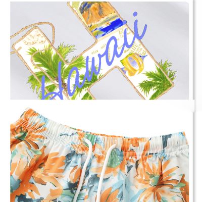 Áo Gia Đình Đi Biển NAD379: Vải Lụa Co Giãn Nhẹ, Mang Lại Cảm Giác Tối Ưu