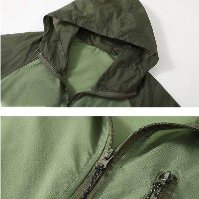 Áo Khoác Chống Nắng Big Size Nam 5XL-11XL Mỏng Nhẹ Mát Ít Giãn Thương Hiệu Navy BS3353-Màu Xám