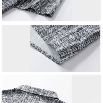 Áo Sơ Mi Nam Tay Ngắn Đủ Size M-8XL Vải Lụa Dày Vừa Mềm Mát Co Giãn Nhẹ Thương Hiệu Navy BS3352-Màu Đen