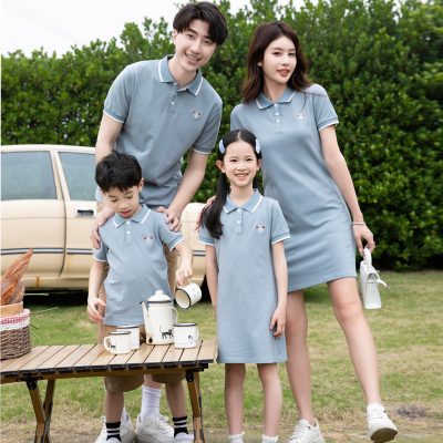 Đồng Phục Áo Váy Gia Đình NAD441: Không Nhăn Nhàu, Giữ Phom Dáng Bền Lâu
