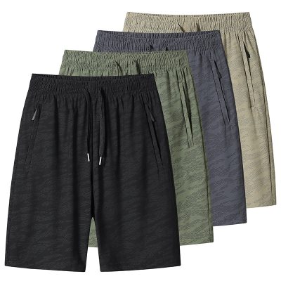 Quần Thun Lạnh Thể Thao Nam Mỏng Mát Co Giãn Thương Hiệu Navy BS3343-Màu Kaki