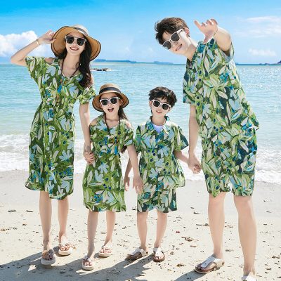 Đồng Phục Sơ Mi Gia Đình NAD369: Vải Lụa Co Giãn Mịn Mát, Item Cho Đồng Phục Gia Đình