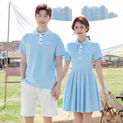 Bộ Đồng Phục Gia Đình Vải Cá Sấu Cotton NAD301-Xanh: Mát Lạnh Cả Ngày Hè, Đong Đầy Kỷ Niệm