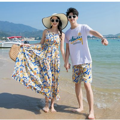 Quần Áo Gia Đình Đi Biển NAD408: Sơ Mi Chất Lụa Mịn, Thoải Mái Hoạt Động Mùa Hè