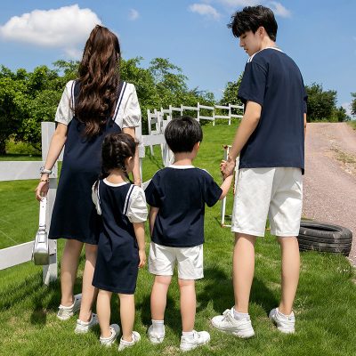 Bộ Áo Gia Đình Vải Thun Cotton NAD305: Co Giãn Êm Ái, Phù Hợp Mọi Hoạt Động Của Cả Nhà