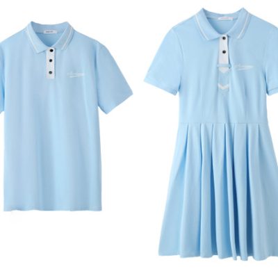 Bộ Đồng Phục Gia Đình Vải Cá Sấu Cotton NAD301-Xanh: Mát Lạnh Cả Ngày Hè, Đong Đầy Kỷ Niệm