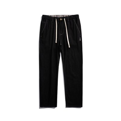 Quần Jeans Nam Lưng Thun Mềm Dày Vừa Co Giãn Mạnh Đủ Size Từ XL Đến 7XL Navy BS3240-Xanh 1