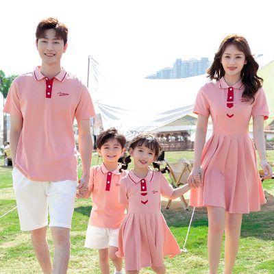 Bộ Đồng Phục Gia Đình Vải Cá Sấu Cotton NAD301-Xanh: Mát Lạnh Cả Ngày Hè, Đong Đầy Kỷ Niệm