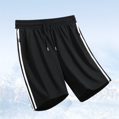 Quần Short Thun Đủ Size Từ L-8XL Chất Thun Lạnh Thể Thao Mịn Mát Co Giãn Thương Hiệu Navy BS3314 – Màu Đen