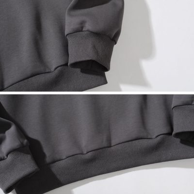 Áo Khoác Khóa Kéo Nửa Từ M-8XL Chất Thun 2 Da Dày Vừa Mềm Mịn Co Giãn Navy BS3302 – Trắng