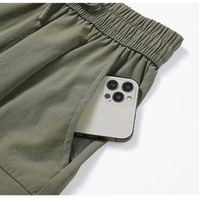 Quần Short Túi Hộp Nam Đủ Size Từ L-8XL Vải Gió Dãn Nhẹ Mỏng Mát Thương Hiệu Navy BS3316 – Màu Đen