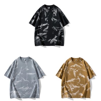 Áo Phông Tie-Dye Đủ Size Từ M-8XL Chất Thun Dày vừa Mềm Mịn Co Giãn Thương Hiệu Navy BS3318 – Màu Xanh