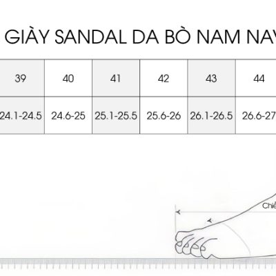 Dép nam size lớn GTD027 đen