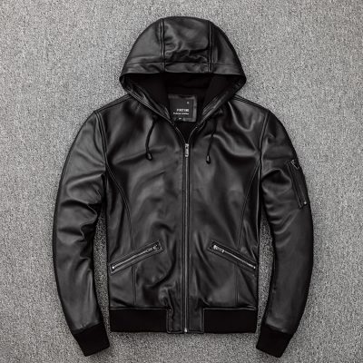 Áo khoác da cừu AKD033 đen