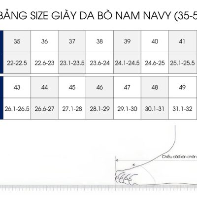 Giày nam size lớn GTD029 bộ chân 1016 (da bò)