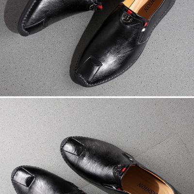 Giày lười big size GTD046 trắng