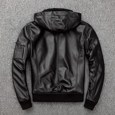 Áo khoác da cừu AKD033 đen