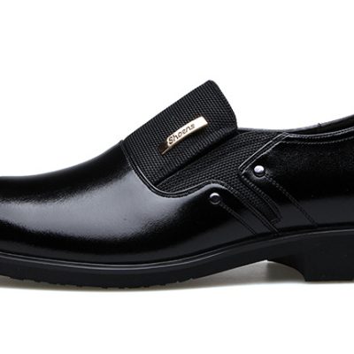 Giày Cưới Nam Tăng Chiều Cao GTD003Đen Cao