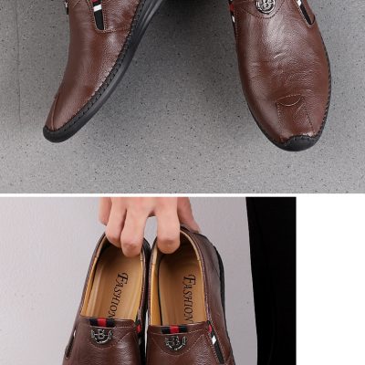 Giày lười big size GTD046 trắng