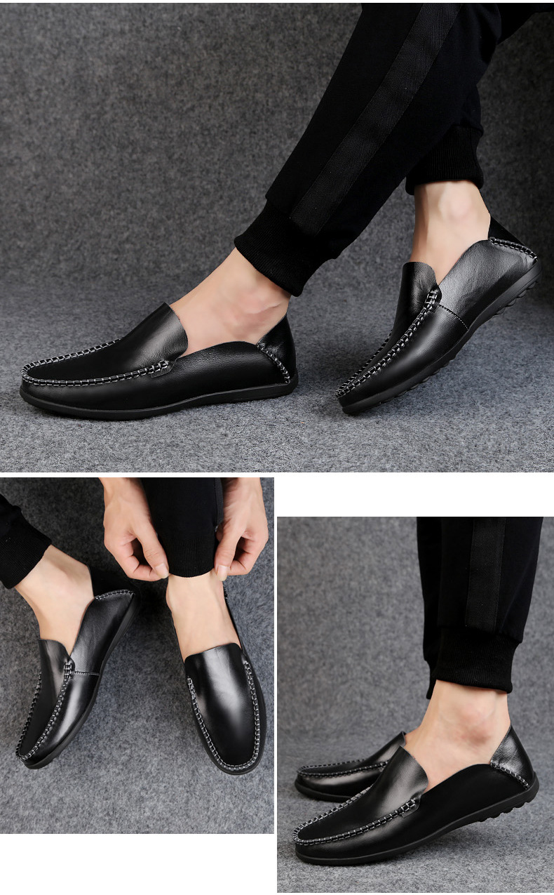 Giày lười nam đế phẳng