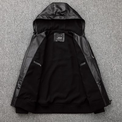 Áo khoác da cừu AKD033 đen