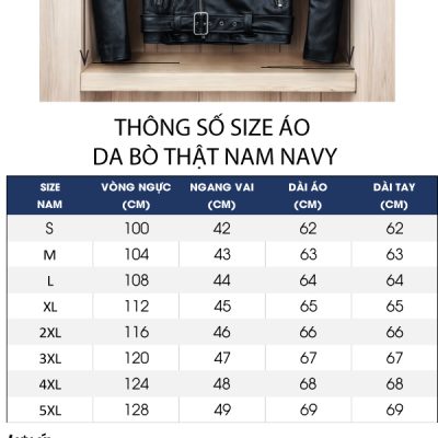 Áo bò thật nam AKD004 áo da đen