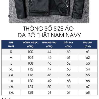 Áo khoác da bò thật AKD013 đen