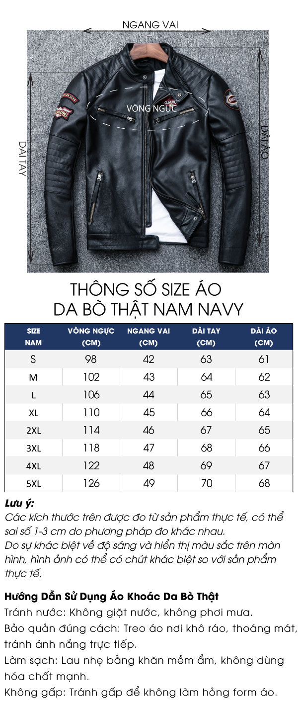 áo khoác da bò nam cao cấp.