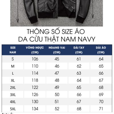 Áo khoác da cừu AKD033 đen