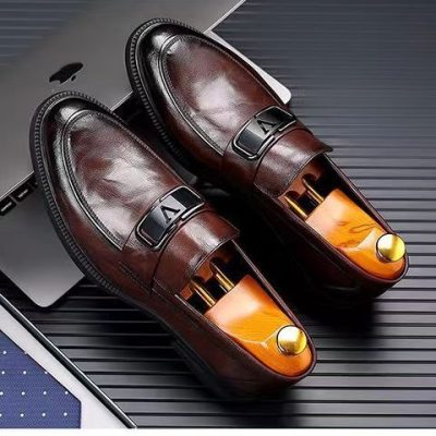 Giày lười nam GTD039 nâu