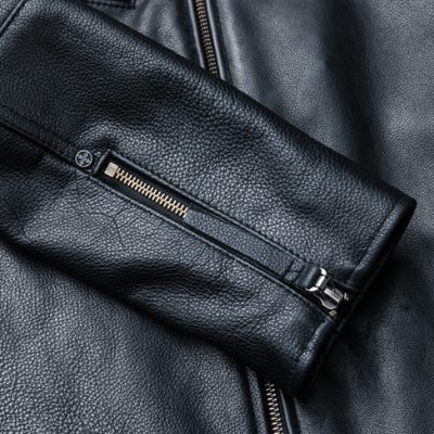 Áo khoác da cao cấp AKD023 đen