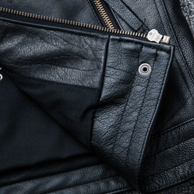 Áo khoác da cao cấp AKD023 đen