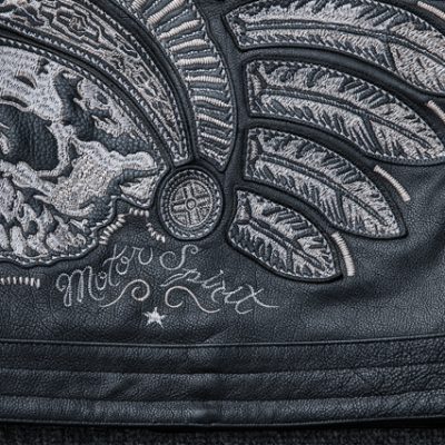 Áo khoác da cao cấp AKD023 đen