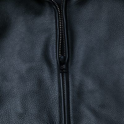 Áo da bò nam béo AKD021 đen